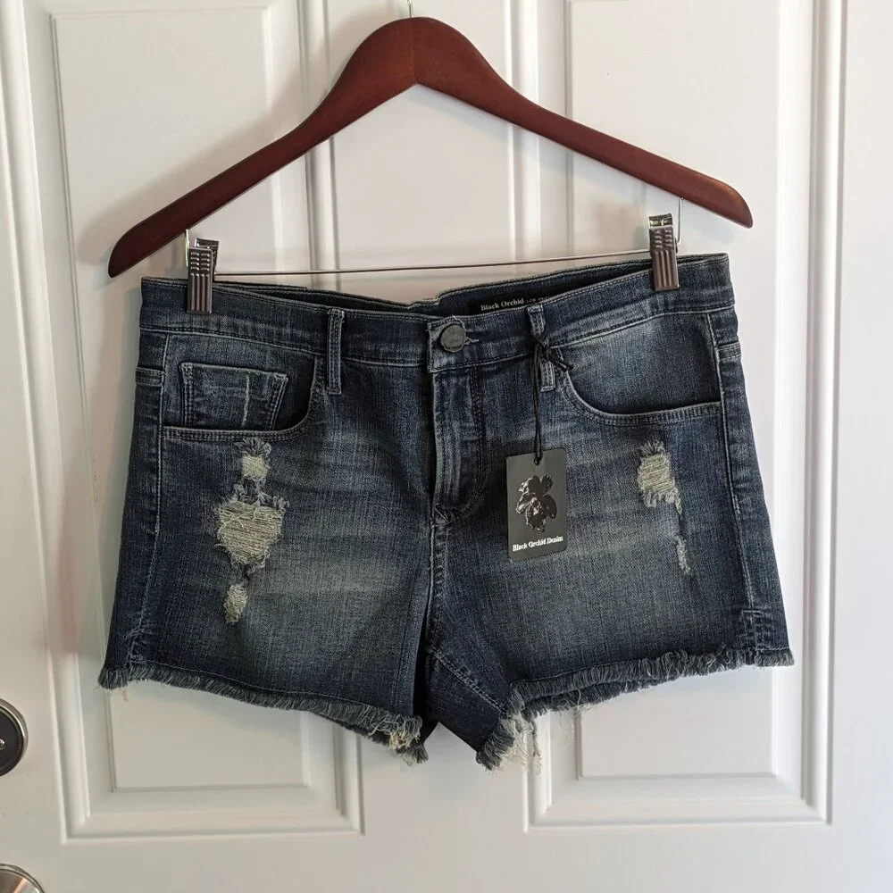 NWT Black Orchid The Boyfriend Short Size 28 Color: Vintage Style # BO951 SD - Picture 1 of 12